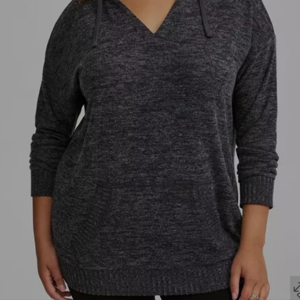 Torrid Relaxed Super Soft Tunic Hoodie
